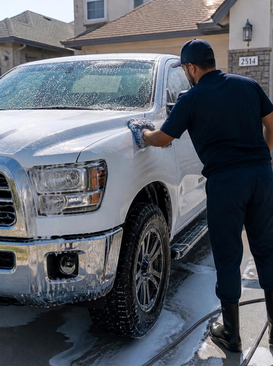 Servicio de lavado para Camioneta Pick Up